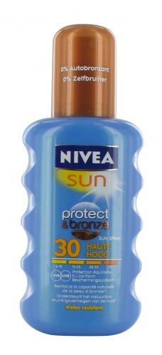 Nivea Sun Protect Bronze Spray Factor 30 200 Ml Ni4523